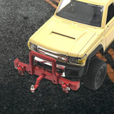 Maxbell 1/12 RC Front Rear Bumper Upgrade Part for MN82 LC79 RC Crawler Vehicles DIY red Front