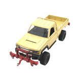 Maxbell 1/12 RC Front Rear Bumper Upgrade Part for MN82 LC79 RC Crawler Vehicles DIY red Front