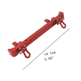 Maxbell 1/12 RC Front Rear Bumper Upgrade Part for MN82 LC79 RC Crawler Vehicles DIY red Rear