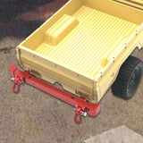 Maxbell 1/12 RC Front Rear Bumper Upgrade Part for MN82 LC79 RC Crawler Vehicles DIY red Rear