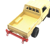 Maxbell 1/12 RC Front Rear Bumper Upgrade Part for MN82 LC79 RC Crawler Vehicles DIY red Rear
