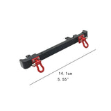 Maxbell 1/12 RC Front Rear Bumper Upgrade Part for MN82 LC79 RC Crawler Vehicles DIY black Rear
