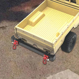 Maxbell 1/12 RC Front Rear Bumper Upgrade Part for MN82 LC79 RC Crawler Vehicles DIY black Rear