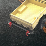 Maxbell 1/12 RC Front Rear Bumper Upgrade Part for MN82 LC79 RC Crawler Vehicles DIY black Rear