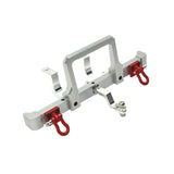 Maxbell 1/12 RC Front Rear Bumper Upgrade Part for MN82 LC79 RC Crawler Vehicles DIY silver Front