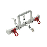 Maxbell 1/12 RC Front Rear Bumper Upgrade Part for MN82 LC79 RC Crawler Vehicles DIY silver Front