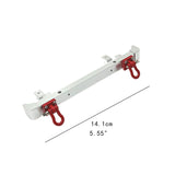 Maxbell 1/12 RC Front Rear Bumper Upgrade Part for MN82 LC79 RC Crawler Vehicles DIY silver Rear