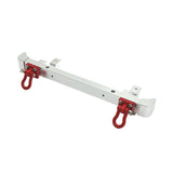 Maxbell 1/12 RC Front Rear Bumper Upgrade Part for MN82 LC79 RC Crawler Vehicles DIY silver Rear