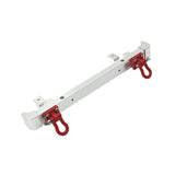 Maxbell 1/12 RC Front Rear Bumper Upgrade Part for MN82 LC79 RC Crawler Vehicles DIY silver Rear