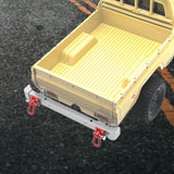 Maxbell 1/12 RC Front Rear Bumper Upgrade Part for MN82 LC79 RC Crawler Vehicles DIY silver Rear