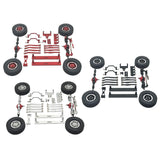 Maxbell 1/16 RC Upgrades Kit Front and Rear Shock Tower for C64 Model Truck DIY Accs red