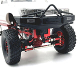 Maxbell 1/16 RC Upgrades Kit Front and Rear Shock Tower for C64 Model Truck DIY Accs red