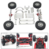 Maxbell 1/16 RC Upgrades Kit Front and Rear Shock Tower for C64 Model Truck DIY Accs argent