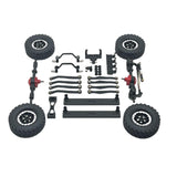 Maxbell 1/16 RC Upgrades Kit Front and Rear Shock Tower for C64 Model Truck DIY Accs black