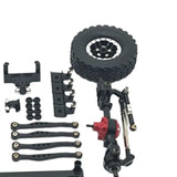 Maxbell 1/16 RC Upgrades Kit Front and Rear Shock Tower for C64 Model Truck DIY Accs black