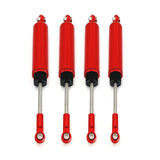 Maxbell 1/10 1/12 RC Car Upgrade Set Front and Rear Shock Absorbers for Wltoys 12402 Red