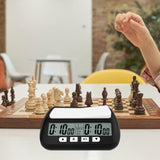 Maxbell Digital Chess Clock for International Chess Parties Chess Game Chess Accessory Black