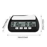 Maxbell Digital Chess Clock for International Chess Parties Chess Game Chess Accessory Black