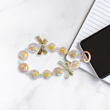 Maxbell Phone Charm Phone Keychains Purse Backpack Accessory for Birthday Gift Woman yellow