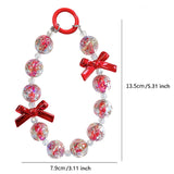 Maxbell Phone Charm Phone Keychains Purse Backpack Accessory for Birthday Gift Woman red