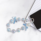 Maxbell Phone Charm Phone Keychains Purse Backpack Accessory for Birthday Gift Woman argent