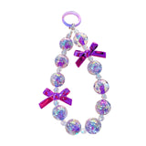 Maxbell Phone Charm Phone Keychains Purse Backpack Accessory for Birthday Gift Woman violet