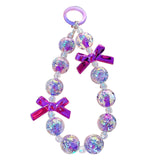 Maxbell Phone Charm Phone Keychains Purse Backpack Accessory for Birthday Gift Woman violet