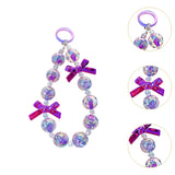 Maxbell Phone Charm Phone Keychains Purse Backpack Accessory for Birthday Gift Woman violet