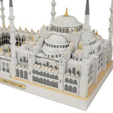 Maxbell Turkey Mosque Architecture Model Kits DIY Building Kits for Desktop Birthday