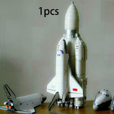 Maxbell 1:96 Scale Rocket Model Kit DIY Model Rocket Spacecraft Model for Kids Gifts