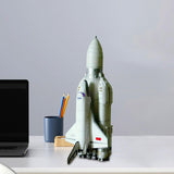 Maxbell 1:96 Scale Rocket Model Kit DIY Model Rocket Spacecraft Model for Kids Gifts