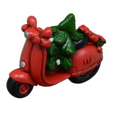 Maxbell Christmas Motorcycle with Christmas Tree for Bedside Table Farmhouse Shelves