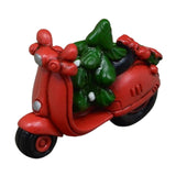 Maxbell Christmas Motorcycle with Christmas Tree for Bedside Table Farmhouse Shelves