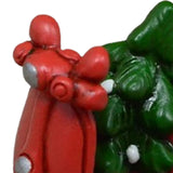 Maxbell Christmas Motorcycle with Christmas Tree for Bedside Table Farmhouse Shelves