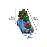 Maxbell Resin Christmas Tree Ornament Miniature Christmas Tree Decorations for Party