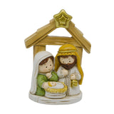 Maxbell Nativity Figurine Set Resin Craft Holy Family Figurine for Table Indoor Home