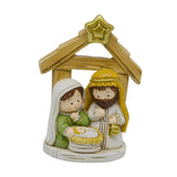 Maxbell Nativity Figurine Set Resin Craft Holy Family Figurine for Table Indoor Home