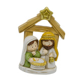 Maxbell Nativity Figurine Set Resin Craft Holy Family Figurine for Table Indoor Home
