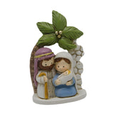 Maxbell Nativity Scene Figurine Small Christmas Desktop Statue for Bookshelf Holiday
