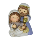 Maxbell Nativity Scene Figurine Religious Gift Resin Mini for Bookshelf Indoor Party