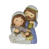 Maxbell Nativity Scene Figurine Religious Gift Resin Mini for Bookshelf Indoor Party