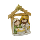 Maxbell Refrigerator Magnet Nativity Scene Statue Heart for Office Refrigerator Home