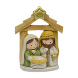 Maxbell Refrigerator Magnet Nativity Scene Statue Heart for Office Refrigerator Home