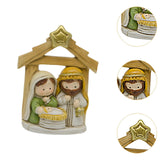 Maxbell Refrigerator Magnet Nativity Scene Statue Heart for Office Refrigerator Home