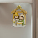 Maxbell Refrigerator Magnet Nativity Scene Statue Heart for Office Refrigerator Home