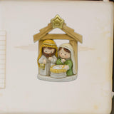 Maxbell Refrigerator Magnet Nativity Scene Statue Heart for Office Refrigerator Home