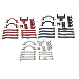 Maxbell 1/16 RC Upgrades Kit Replacement Steering Rod Tie for C64 RC Vehicles Trucks red