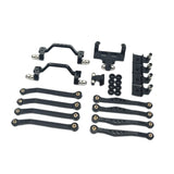 Maxbell 1/16 RC Upgrades Kit Replacement Steering Rod Tie for C64 RC Vehicles Trucks black