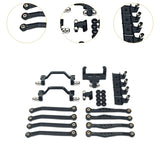 Maxbell 1/16 RC Upgrades Kit Replacement Steering Rod Tie for C64 RC Vehicles Trucks black