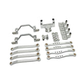 Maxbell 1/16 RC Upgrades Kit Replacement Steering Rod Tie for C64 RC Vehicles Trucks argent